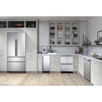 GE 15 Inch Under Ice Maker with Nugget Ice, 50lbs Daily Production, 26 Lbs. Capacity, Wi-Fi Connectivity, LED Lighting, Ice Scoop, Clean Reminder Light, and UL Listed: Panel Ready — thumbnail 9